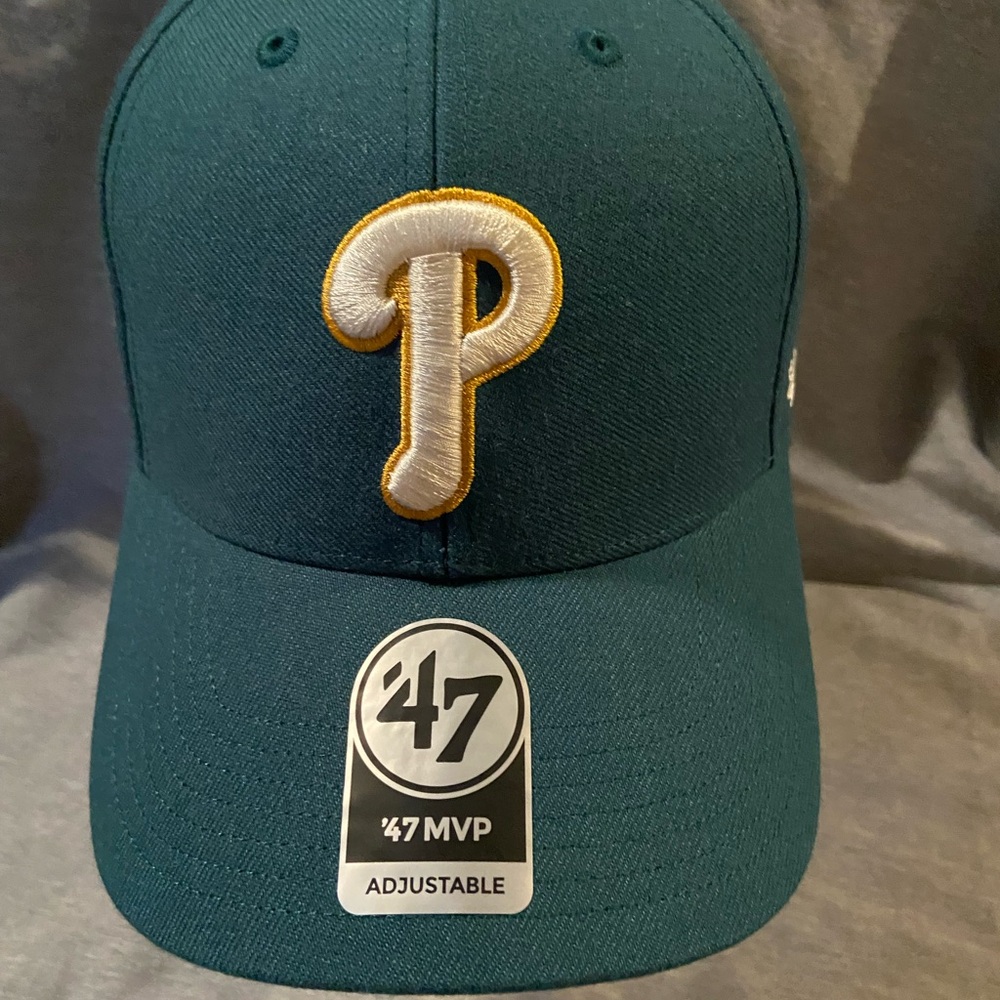 NEW Men’s Philadelphia Phillies World Series 2008 Adjustable Hat 47 Brand Green